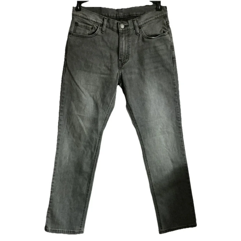 Levis 541 Jeans Mens 30x30‎ Gray Athletic Taper Stretch Denim Pants Tapered Leg